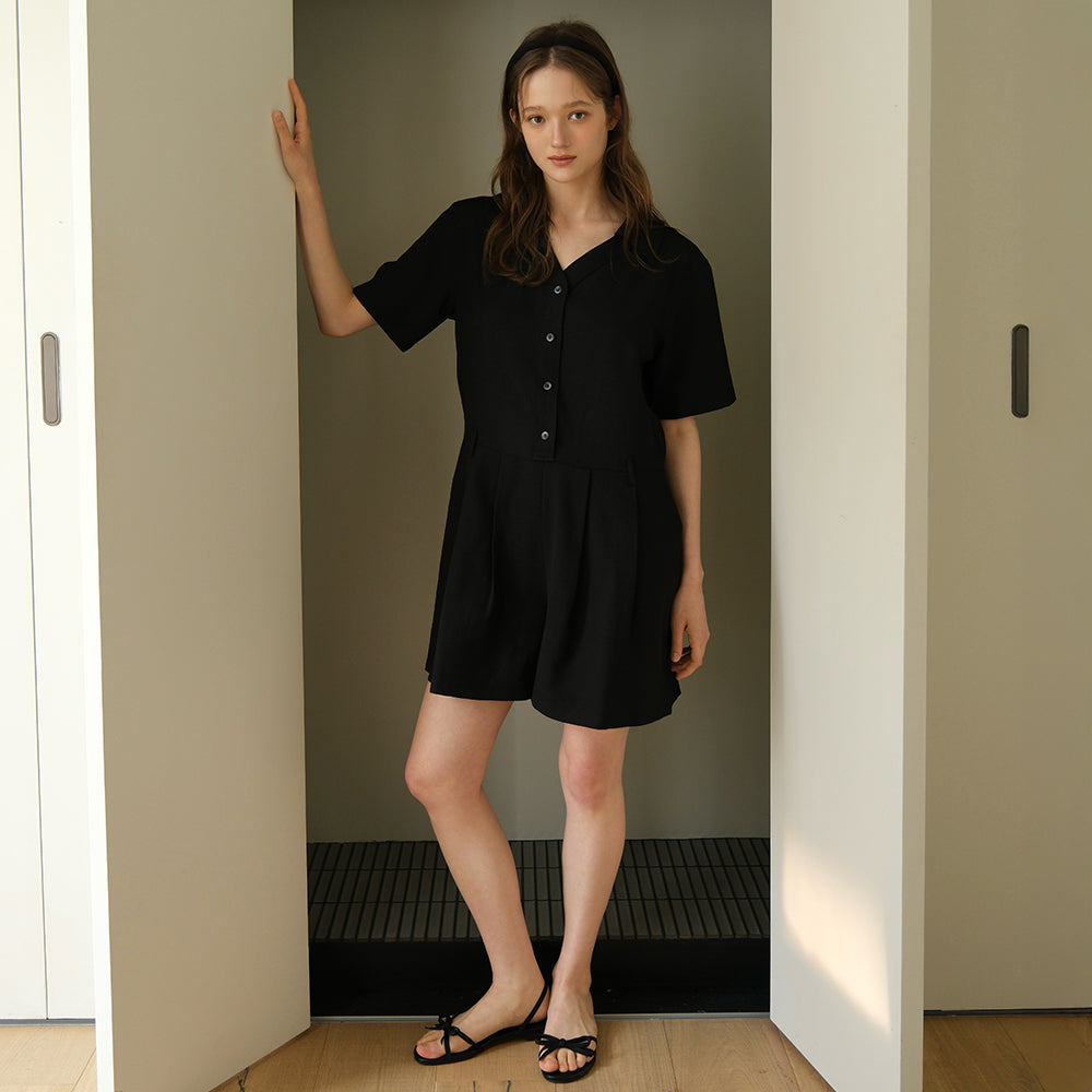 ANOU ANOU Jumpsuit Loose Fit V-neck