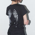 FANCY CLUB REBIRTH OF HEAVEN CROP TEE (BLACK) F25QB135