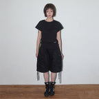 FANCY CLUB REBIRTH OF HEAVEN CROP TEE (BLACK) F25QB135