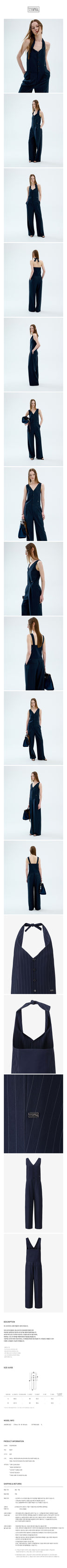LHAS LHAS Jumpsuit Navy