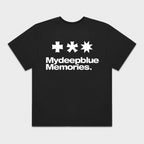 mydeepbluememories Mm Symbol Logo T-Shirts (BLACK)