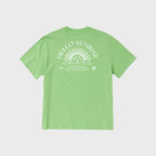 HELLO SUNRISE Mini OG Logo Tee_Light Green