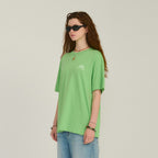 HELLO SUNRISE Mini OG Logo Tee_Light Green
