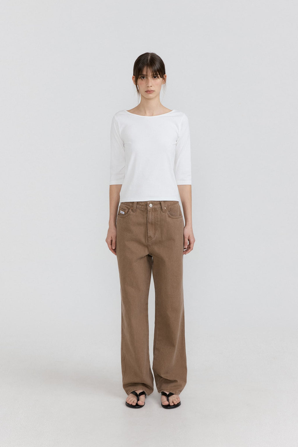 HACER Silket Boatneck T-Shirt (5color)