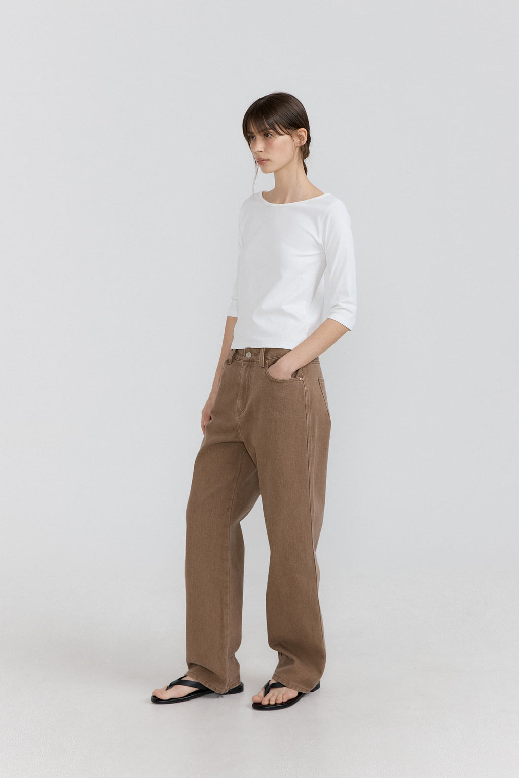 HACER Silket Boatneck T-Shirt (5color)