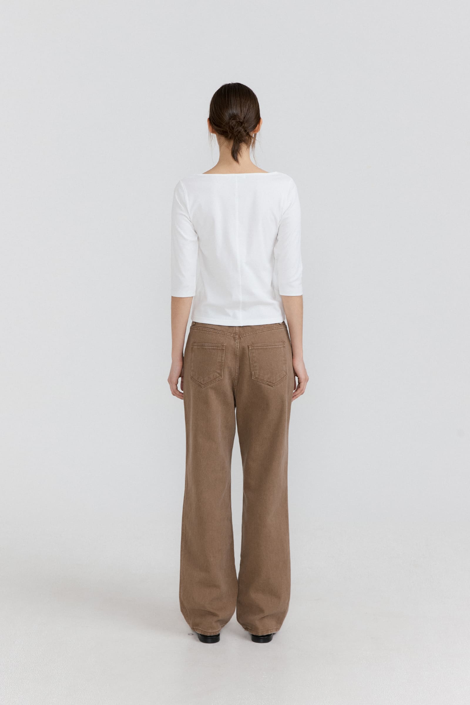 HACER Silket Boatneck T-Shirt (5color)