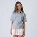MAGNET ARCHIVE [2nd] Nina PK Shirt (Melange Gray)