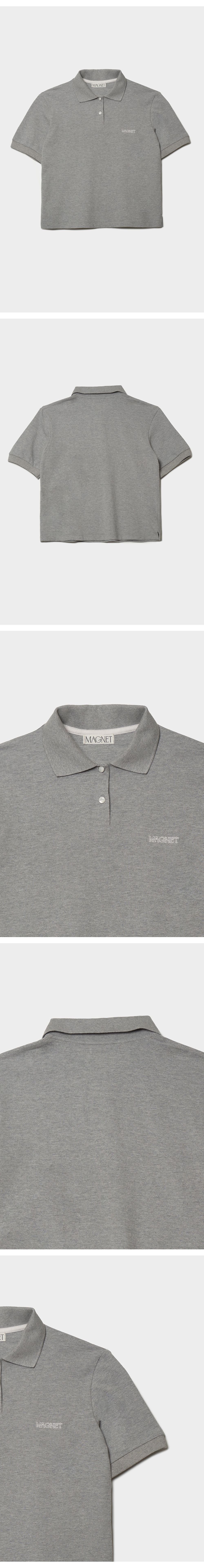 MAGNET ARCHIVE [2nd] Nina PK Shirt (Melange Gray)