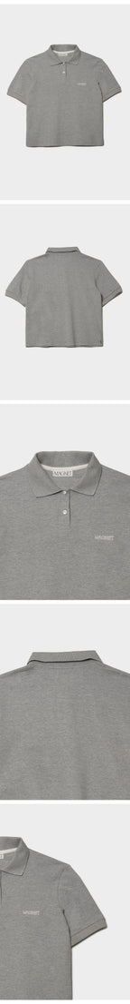 MAGNET ARCHIVE [2nd] Nina PK Shirt (Melange Gray)