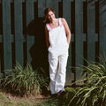 MUSED MUSED Jumpsuit L.B Emb Overall - Cream