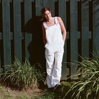 MUSED MUSED Jumpsuit L.B Emb Overall - Cream
