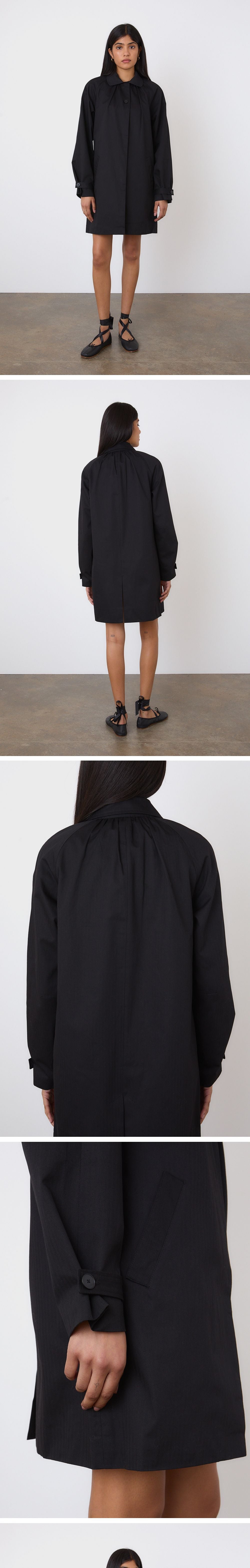 PEACHY DEN (W) The Cheri Trench (Onyx)