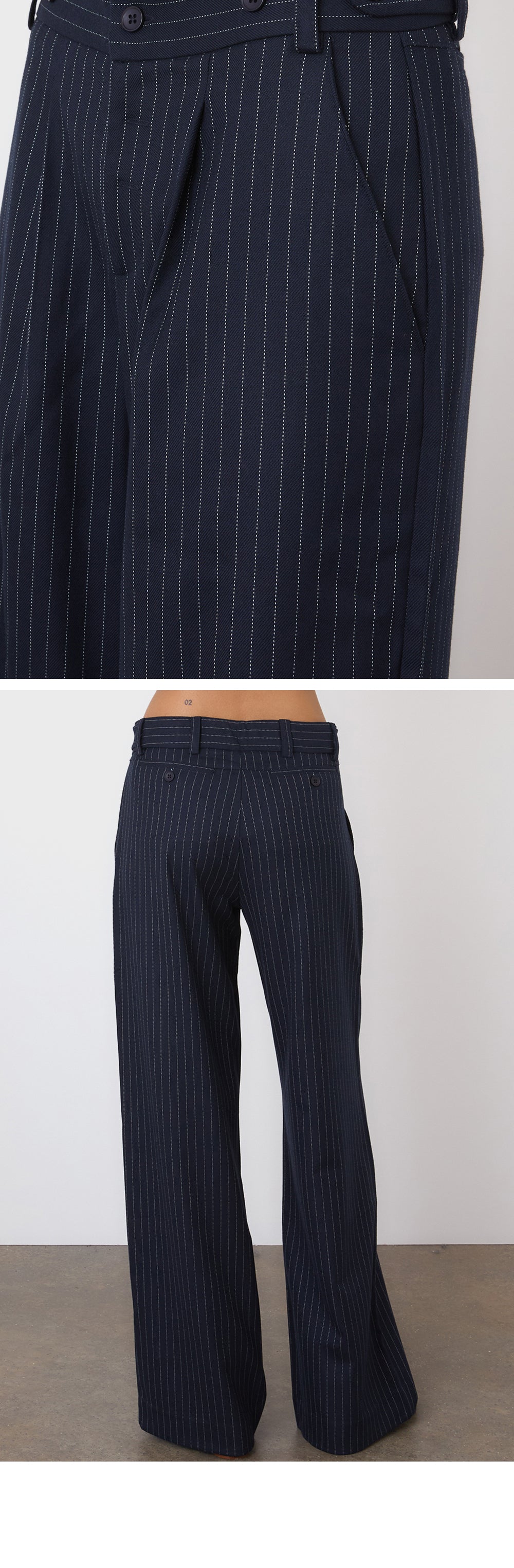 PEACHY DEN (W) The Lennox Trousers (Ink)