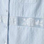TTUDEMENT FRENCH LACE SHIRT (BLUE)