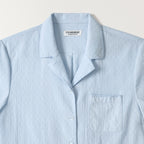 TTUDEMENT FRENCH LACE SHIRT (BLUE)