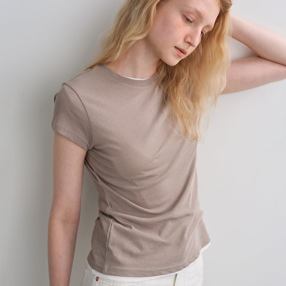 BLANK03 sheer cotton t-shirt (6colors)