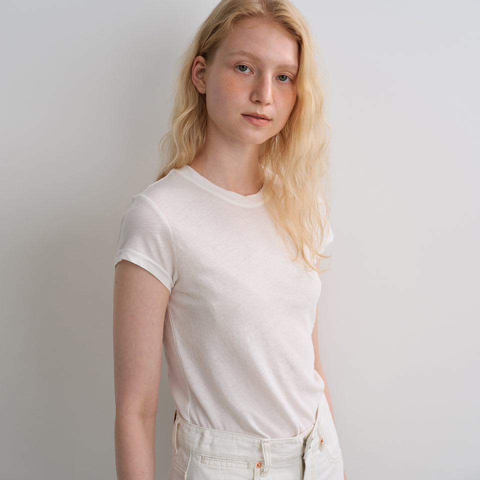 BLANK03 sheer cotton t-shirt (6colors)