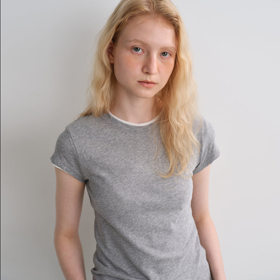 BLANK03 sheer cotton t-shirt (6colors)