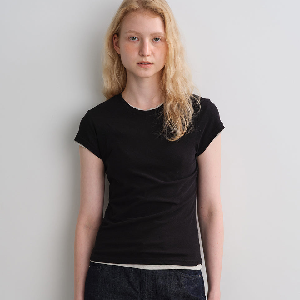 BLANK03 sheer cotton t-shirt (6colors)