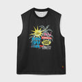 CGP SUNSHINE PARADISE Mesh Sleeveless_Black