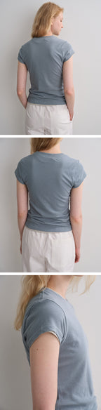 BLANK03 sheer cotton t-shirt (6colors)