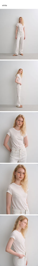 BLANK03 sheer cotton t-shirt (6colors)