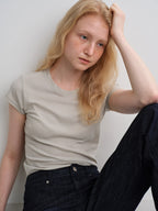 BLANK03 sheer cotton t-shirt (6colors)