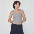 HOMEBODYTHINGS HBT Glow Lace Tank Top (GREY)