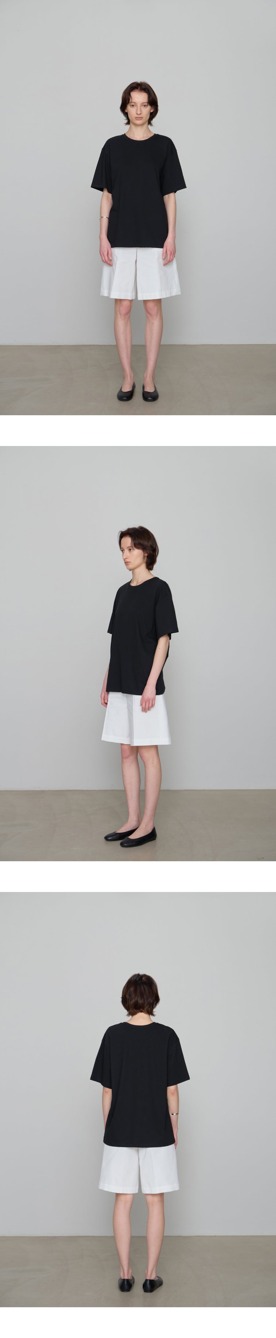 CHE [5th] Cotton Oversized T-Shirt - Black