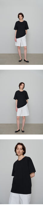 CHE [5th] Cotton Oversized T-Shirt - Black