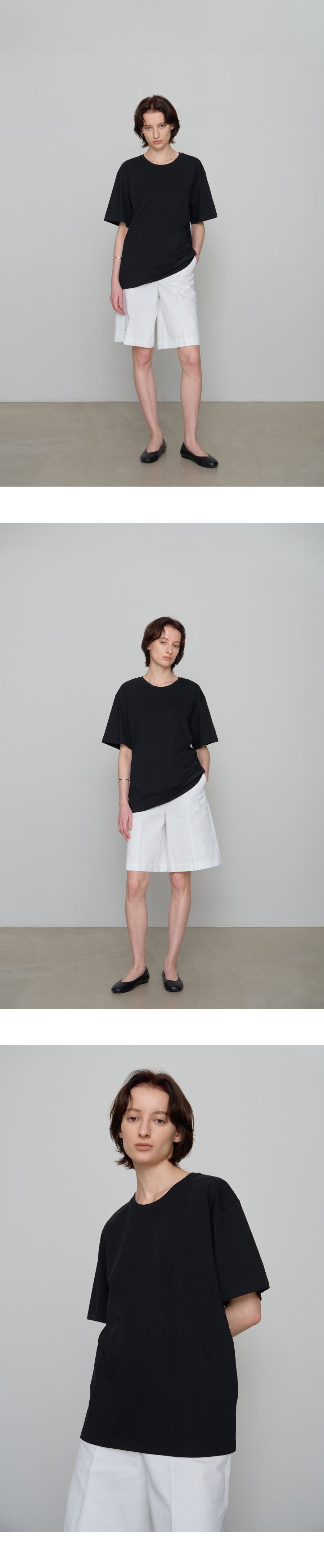 CHE [5th] Cotton Oversized T-Shirt - Black
