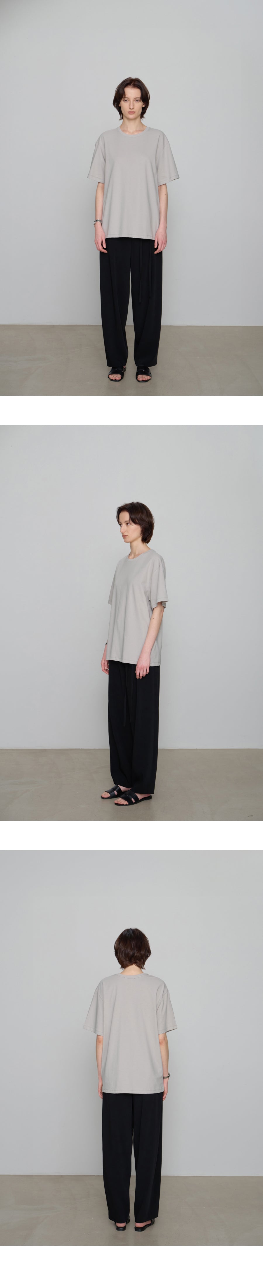 CHE [2nd] Cotton Oversized T-Shirt - Greige