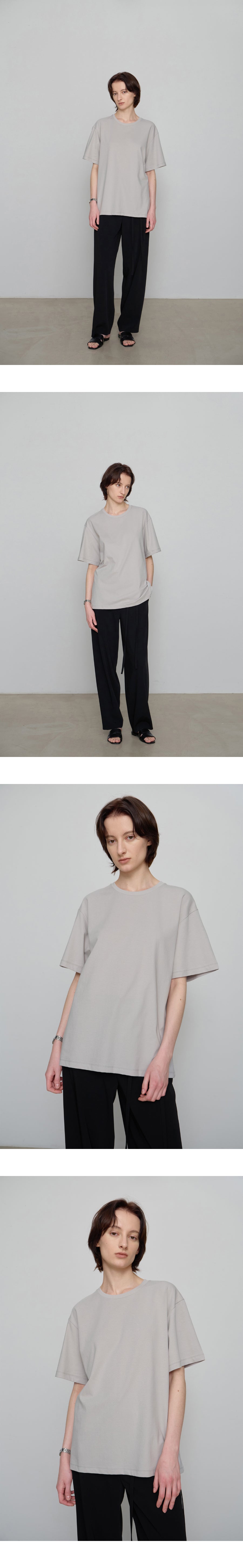 CHE [2nd] Cotton Oversized T-Shirt - Greige