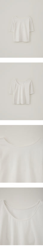 CHE [7th] Scoop Half Top - Ivory