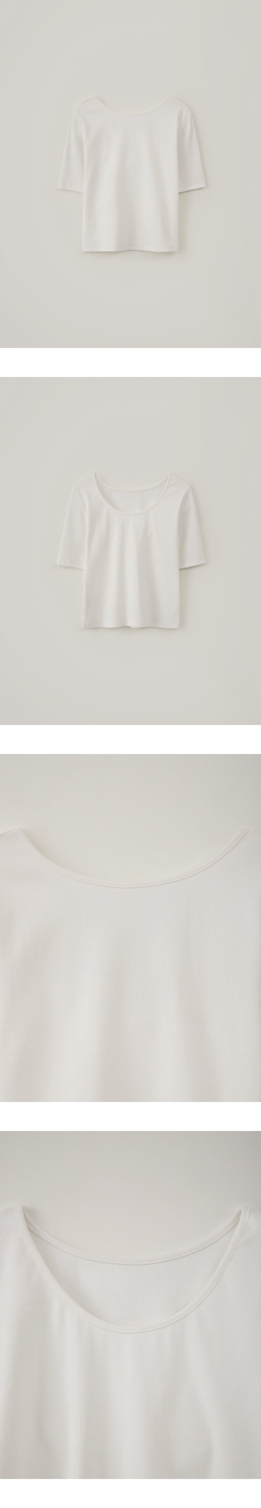 CHE [7th] Scoop Half Top - Ivory