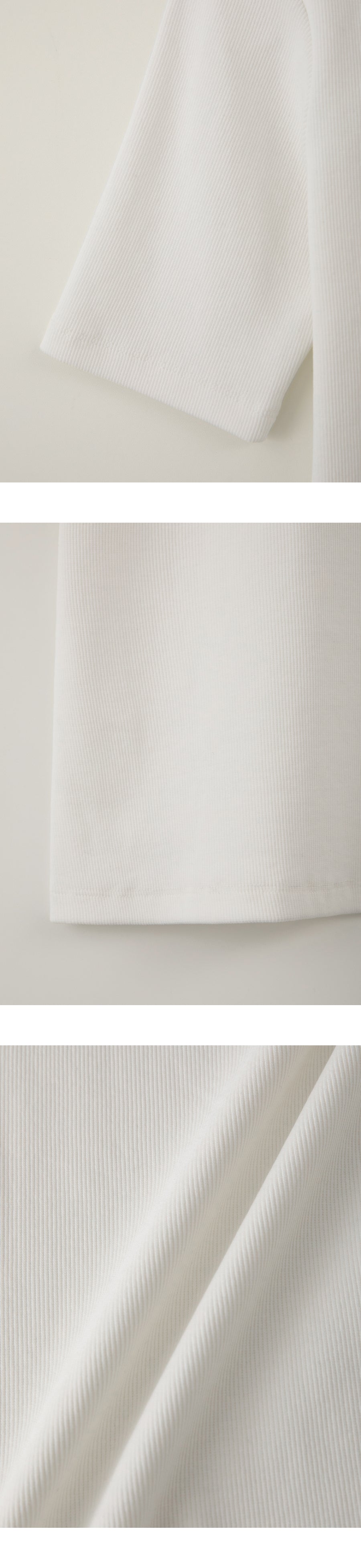 CHE [7th] Scoop Half Top - Ivory