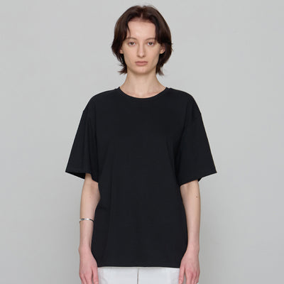[5th] Cotton Oversized T-Shirt - Black