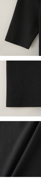 CHE [4th] Scoop Half Top - Black