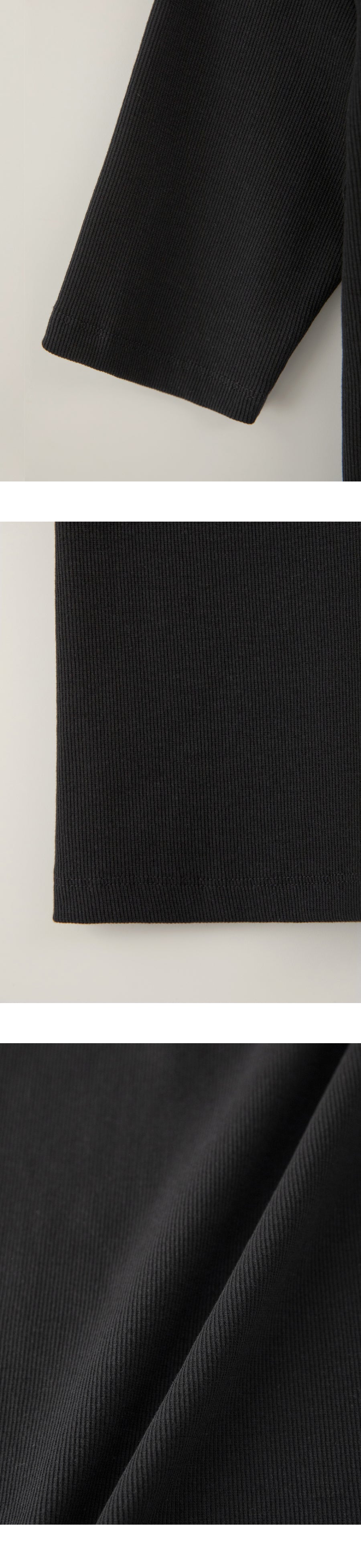 CHE [4th] Scoop Half Top - Black