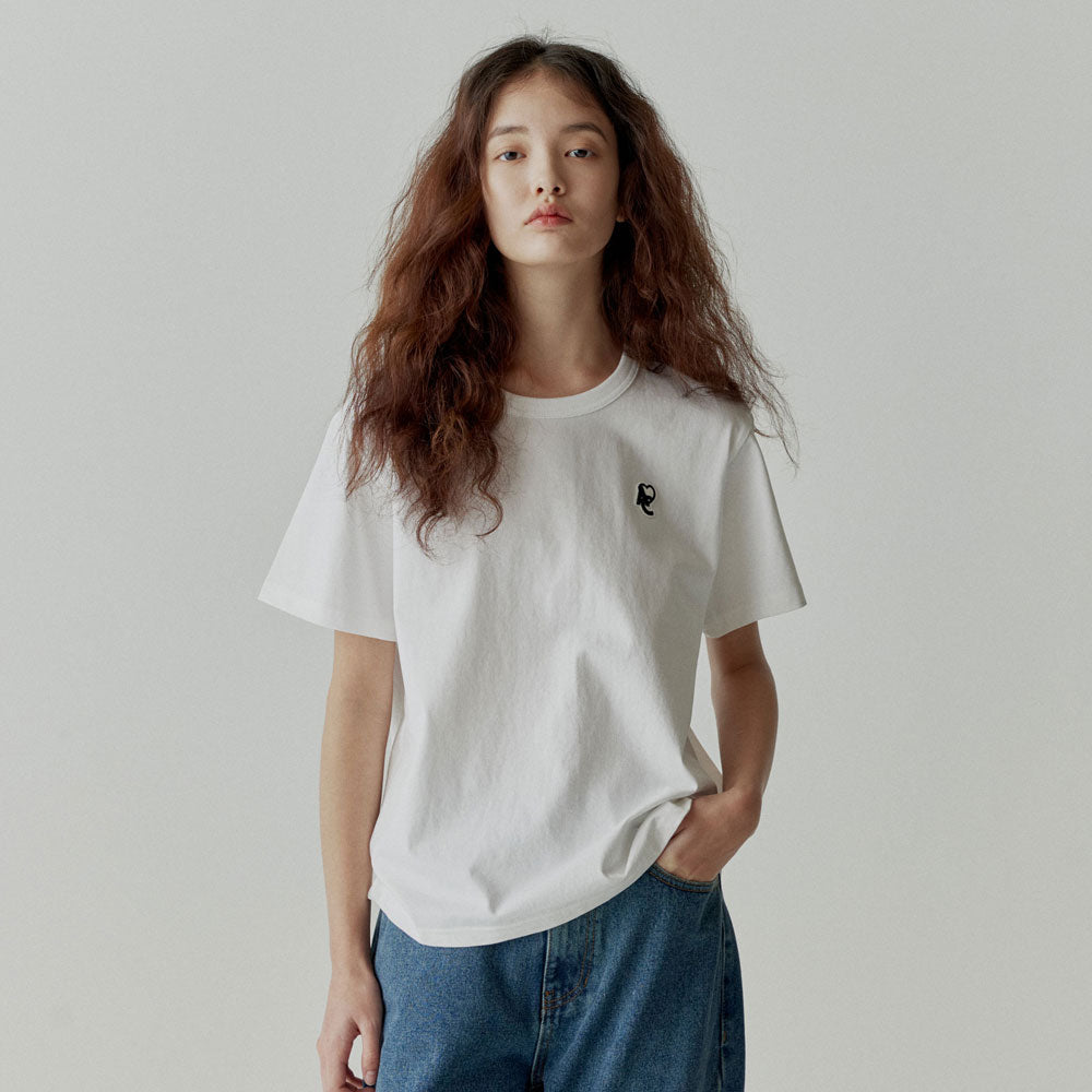 ACHIO Daily Half Sleeve T-Shirt_White