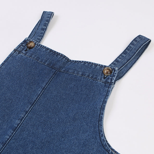 LAP LAP Denim Two-way Wide Overalls