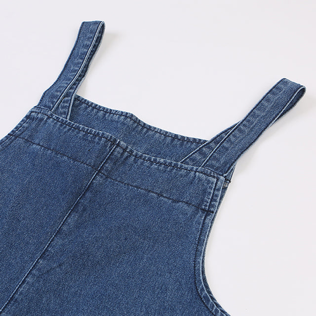 LAP LAP Denim Two-way Wide Overalls