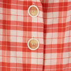 SALON DE YOHN SALON DE YOHN Jumpsuit Vintage Collar Red