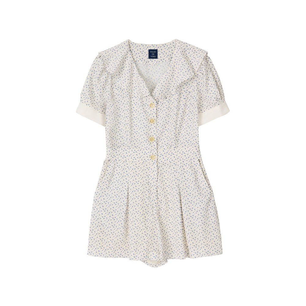 SALON DE YOHN SALON DE YOHN Jumpsuit Vintage Collar