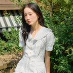 SALON DE YOHN SALON DE YOHN Jumpsuit Vintage Collar