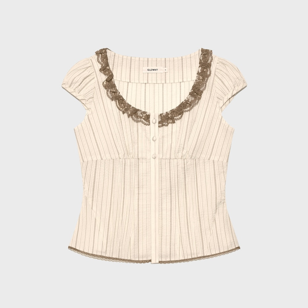 GLOWNY SUGAR PUFF BLOUSE_2 Colors