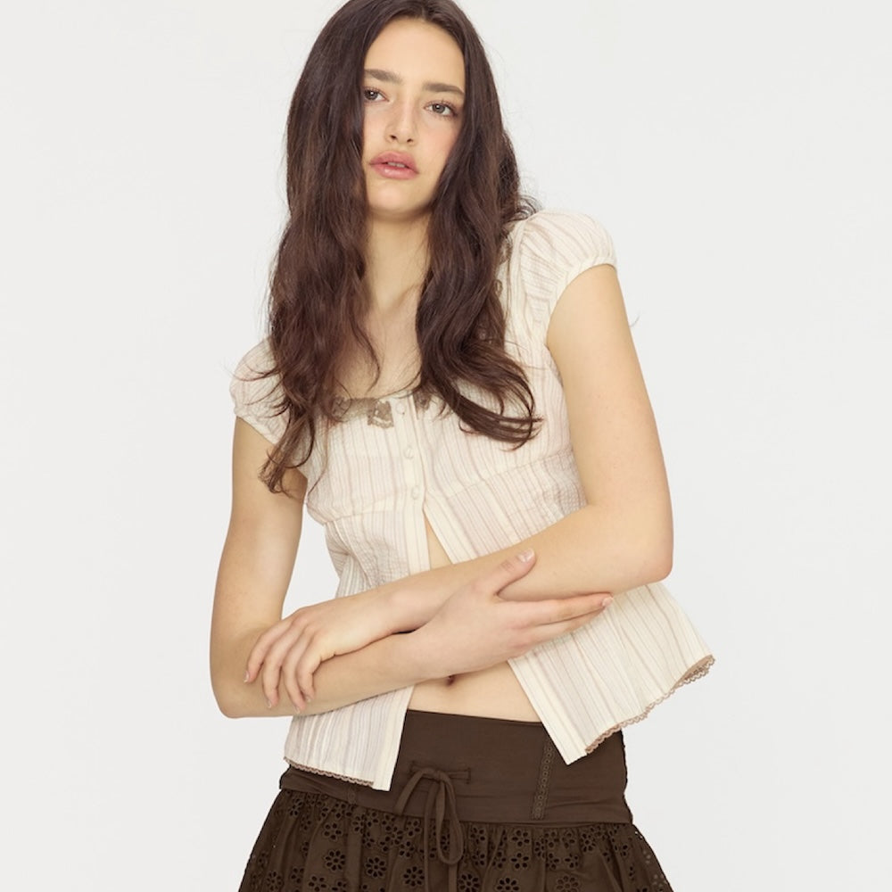GLOWNY SUGAR PUFF BLOUSE_2 Colors