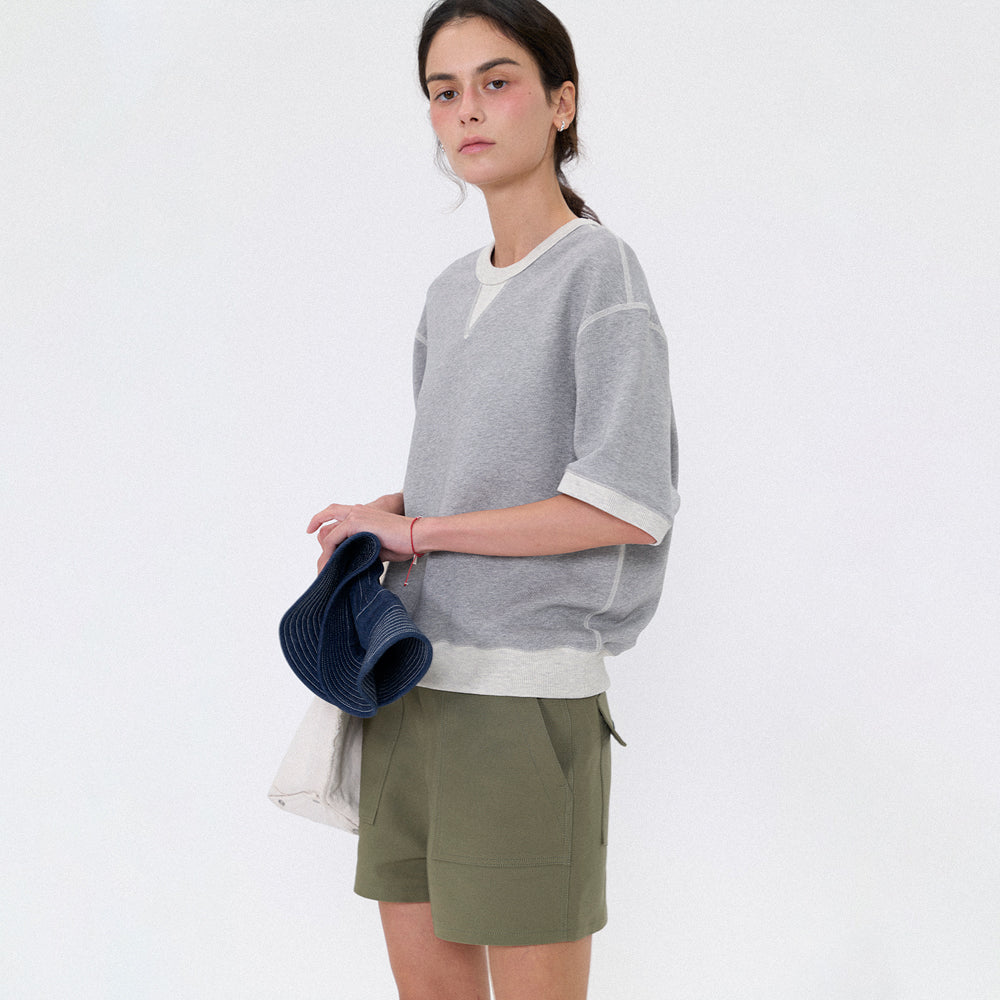 L'EAU [3rd] 1930 h/s sweatshirt_melange grey