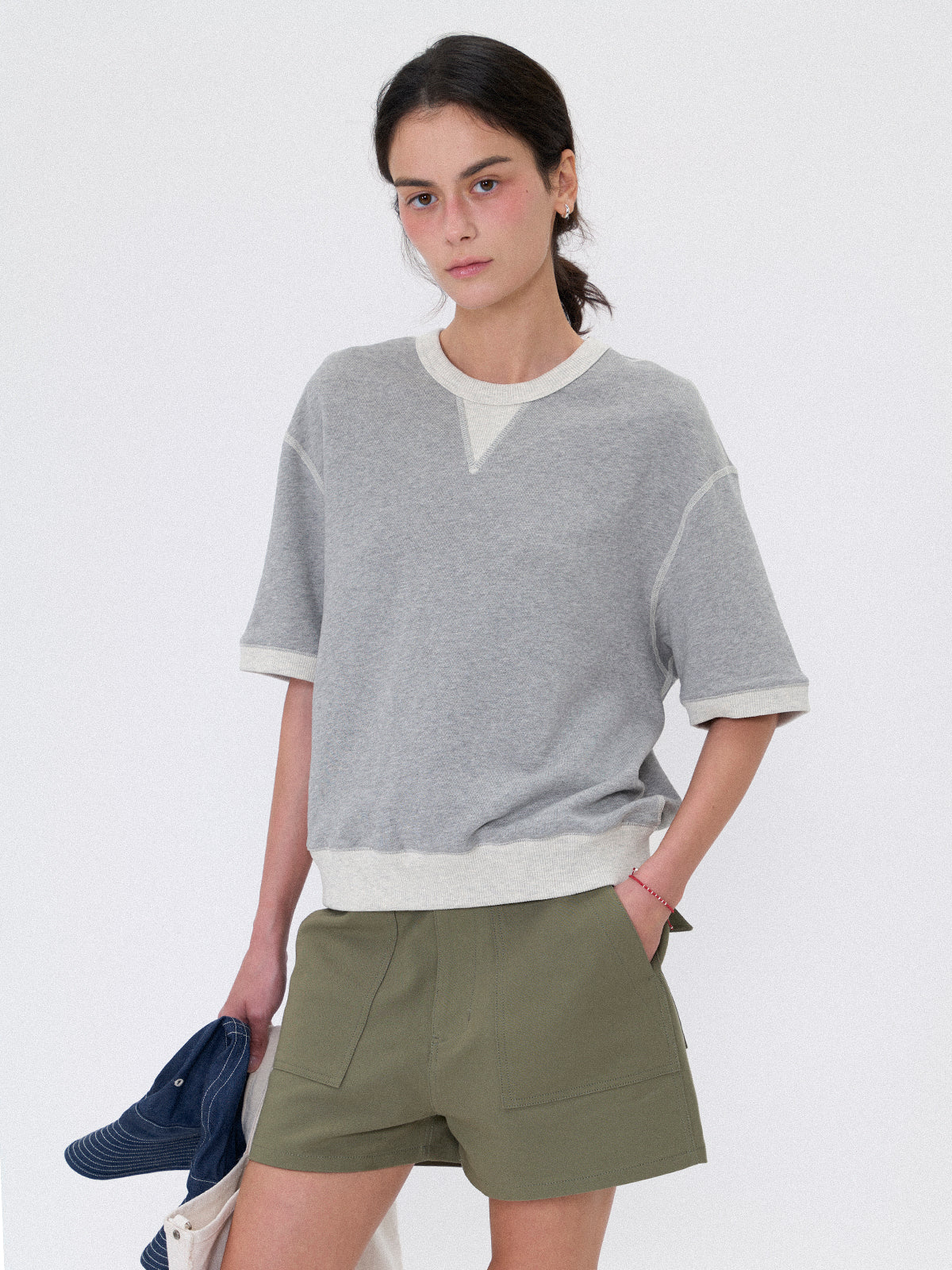 L'EAU [3rd] 1930 h/s sweatshirt_melange grey