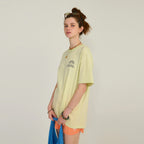 HELLO SUNRISE 90s Logo Tee_Pale Green